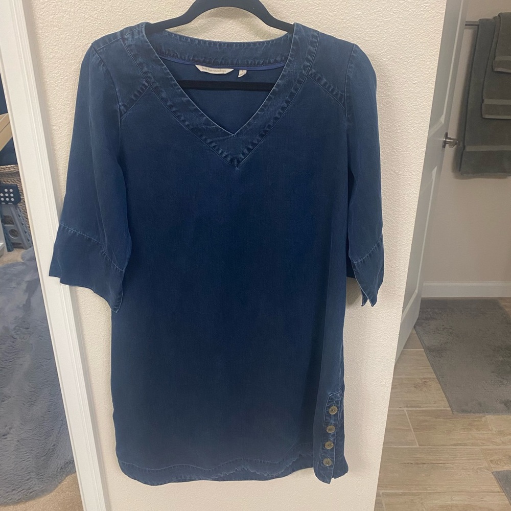 Soft Surroundings, Women’s Dress, Size S, Blue, Excellent Condition